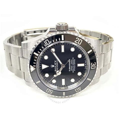 rolex submariner automatic chronometer black dial men's watch bkso 124060|rolex submariner automatic watch.